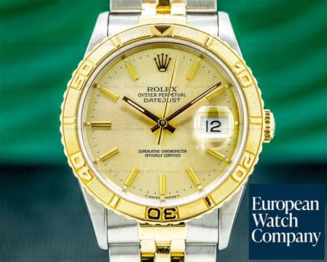 rolex 16263 14k 18k|Rolex Datejust Thunderbird Watch 16263 .